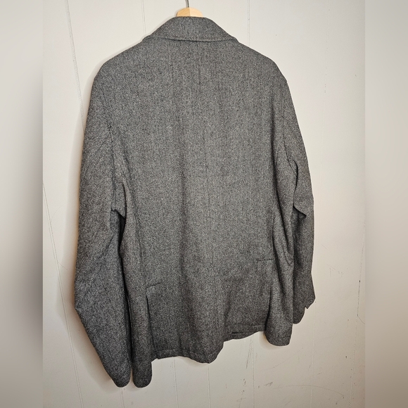 Vintage Daniel Cremiux Wool 3 Button Gray Blazer, Large - Picture 8 of 9